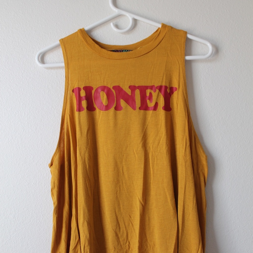 Mustard "Honey" Muscle Tank